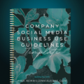 Company Social Media for Business Use Policy